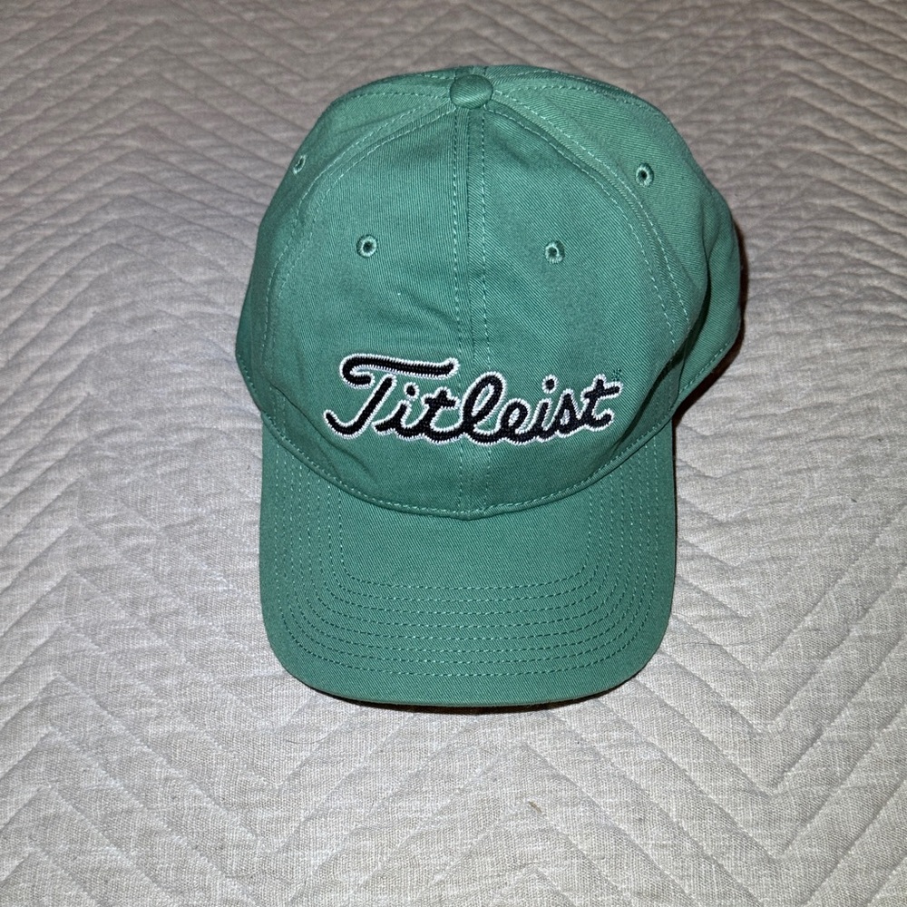 Men’s Titleist Green Cap with Embroidered Logo